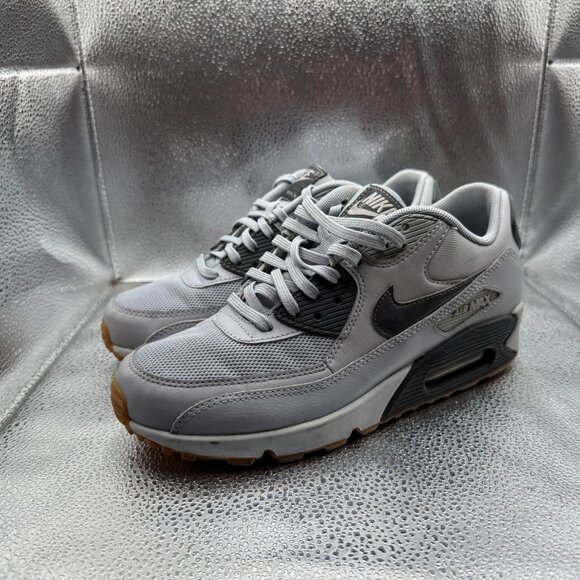 Size 8 Nike Air Max 90 Essential Wolf Gray Gum Athletic Sneakers 616730-024‎ - Picture 6 of 11